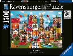Пазл Ravensburger 1500 Eames (ИМС). Карточный домик, Фэнтези, арт.17191