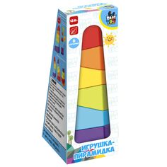 Игрушка-пирамидка без стержня "ПРИЗМА" BABY YOU BONDIBON / ВВ5952
