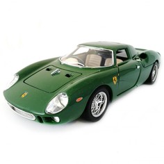 Коллекционная модель автомобиля Bburago Ferrari 250 Le Mans 1965 масштаб 1:18 3033 green