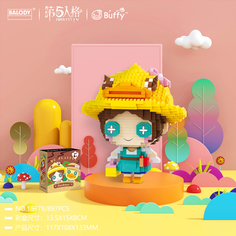 Конструктор 3D из миниблоков Balody Identity V Садовница Баффи с уточкой 897 эл BA18378