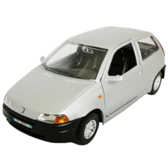 Коллекционная модель автомобиля Bburago Fiat Punto масштаб 1:24 18-22088 silver