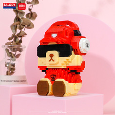 Конструктор 3D из миниблоков Balody Teddy Bear мишка в наушниках в очках 785 эл BA18252