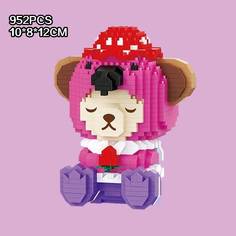 Конструктор 3D из миниблоков Balody Teddy Bear мишка розовый фламинго 952 эл BA18257