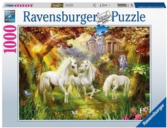 Пазл Ravensburger 1000 Единороги в лесу, арт.15992