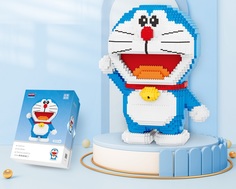Конструктор 3D из миниблоков Balody Doraemon котик-шкатулка большой 2455 эл BA26006