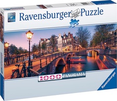 Пазл Ravensburger 1000 Панорама. Вечерний Амстердам, арт.16752