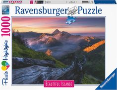 Пазл Ravensburger 1000 Прекрасные острова. Вулкан Бромо, Индонезия, арт.16911