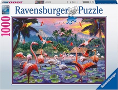 Пазл Ravensburger 1000 Розовые фламинго, арт.17082