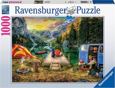 Пазл Ravensburger 1000 Отдых в кемпинге, арт.16994