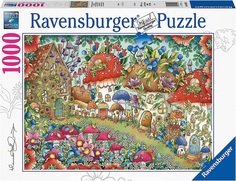 Пазл Ravensburger 1000 Цветочные грибные домики, арт.16997