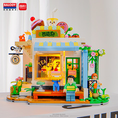 Конструктор 3D из миниблоков Balody Кафе-Закусочная 645 элементов - BA21094