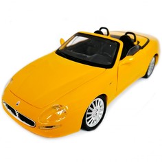 Коллекционная масштабная модель автомобиля BBURAGO Maserati GT Spyder 18-12019 yellow