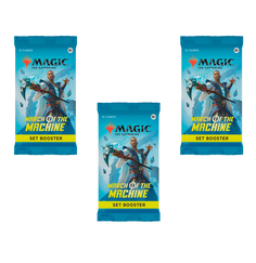 Дополнение для игры Magic The Gathering: 3 Сет-бустера MTG March of the Machine англ.