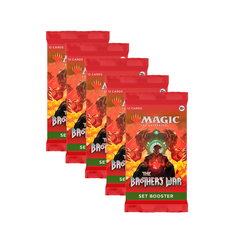 Дополнение для игры Magic The Gathering: 5 Сет-бустеров MTG The Brothers War англ.