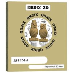 Картонный конструктор 3D-пазл QBRIX - Две совы