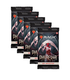 Дополнение для игры Magic The Gathering: 5 Сет-бустеров MTG Phyrexia All Will Be One англ.
