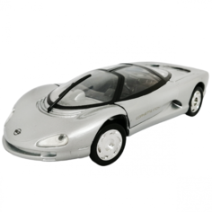 Коллекционная металлическая модель автомобиля MotorMax Chevrolet Corvette Indy silver