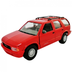 Коллекционная металлическая модель автомобиля MotorMax GMC Jimmy 73206 red