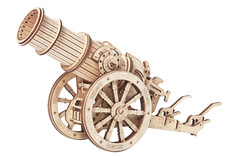 Деревянный конструктор Robotime Колесная осадная пушка Wheeled Siege Artillery