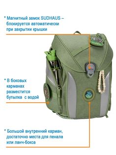 Детские рюкзаки DerDieDas 8508169 хаки