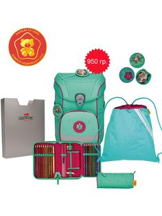 Детские рюкзаки DerDieDas 8509152 бирюзовый