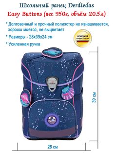 Детские рюкзаки DerDieDas 8509163 синий