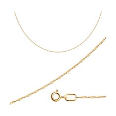 Цепочка из красного золота 65 см SOKOLOV 582020602