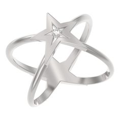 Кольцо из серебра с фианитом р. 17,5 Arina 1045321-01110