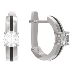 Серьги из серебра с фианитом Arina 1042712-05210