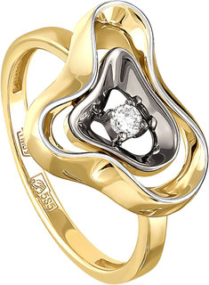 Кольцо из желтого золота с бриллиантом р. 21 Kabarovsky 11-2999-1000