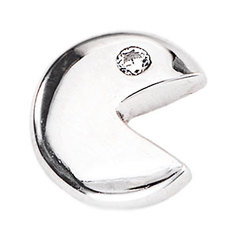 Моносерьга из серебра с фианитом AMEN EB16 Amen.