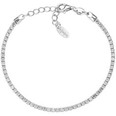 Браслет из серебра с фианитом р. 18 AMEN BTBB Amen.