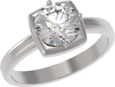 Кольцо из серебра с фианитом р. 17,5 Arina 1038851-01210