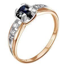 Кольцо из красного золота с бриллиантом р. 17,5 Империал K0941-122 Imperial