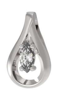 Подвеска из серебра с фианитом Arina 1039143-01110