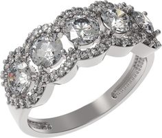Кольцо из серебра с фианитом р. 17 Arina 1035901-01110