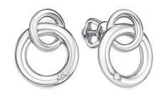 Серьги из серебра с бриллиантом Империал S01451/Ag-620 Imperial