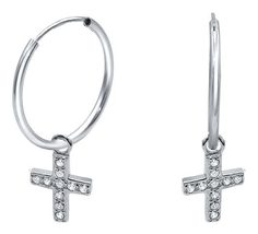 Серьги из серебра с фианитом Silver Wings 022025781A