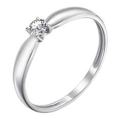 Кольцо из белого золота с бриллиантом р. 19 Империал K4109-220 Imperial