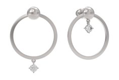 Серьги из серебра с фианитом Arina 1041742-01210