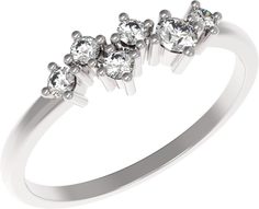 Кольцо из серебра с фианитом р. 16 Arina 1036041-01110