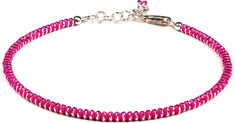 Браслет из серебра с эмалью р. 16 Sugar SG03001-ROZOVYJ