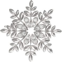 Брошь из серебра с фианитом Arina 1037844-01110