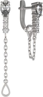 Серьги из серебра с фианитом Arina 1036072-01110