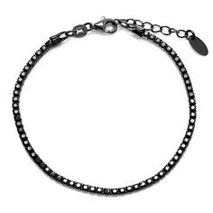 Браслет из серебра с фианитом р. 16 AMEN BTNN Amen.