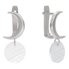 Серьги из серебра с перламутром Arina 1044172-01290-EE