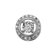 Подвеска из белого золота с бриллиантом Империал P0951-220 Imperial