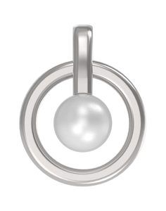 Подвеска из серебра с искусственным жемчугом Arina 1038413-01250-2S