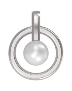 Подвеска из серебра с искусственным жемчугом Arina 1038413-01250-2S