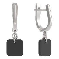 Серьги из серебра с агатом Arina 1043502-01290-Y